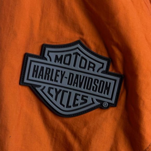 Vintage Harley Davidson Jacket With Stowable Hood XL - Picture 3 of 6